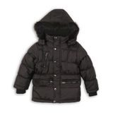 Kabát chlapecký zimní prošívaný, Minoti, MONO 3, černá 