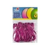 Balónik nafukovacie - sada 10ks fuchsiovej 26cm, Smart Balloons, W040577