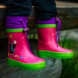 Gyermek csizma anyajeggyel, Pidilidi, PL0017-03, rózsaszínű