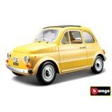Bburago 1:24 Fiat 500 F 1965 Yellow, W007305