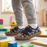 Chlapecké plátěné barefoot tenisky CANVAS BLUE+ Froddo G1700440-29
