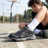Detské outdoorové topánky na šnúrky Bugga ORZA Black B00207-10