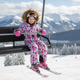 Costum de schi pentru fete DUGA, Pidilidi, PD1151-01, roz