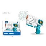 Barevná bublifuková pistole 19,5 cm s lahvičkou náhradní náplně