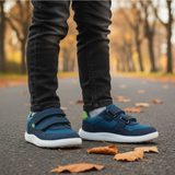 Chlapčenské celoročné barefoot tenisky Bugga SAFI Blue B00201-04