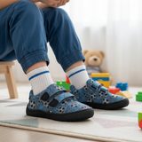 Chlapčenské barefoot tenisky Protetika KORO BALL modré