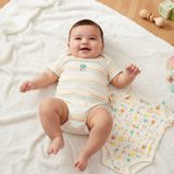 Body pentru copii 2pack, Minoti, ABC 5, alb