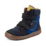 Bocanci barefoot de iarnă pentru băieți UP HILL WOOL Dark Blue Froddo G3160262