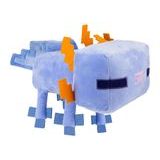 Vzácný modrý plyšový axolotl z Minecraftu o délce 44 cm
