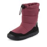 Bocanci barefoot de iarnă pentru fete UP SNOW TEX Bordeaux Froddo G3160263-5