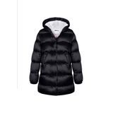 Kabát dívčí nylonový Puffa podšitý microfleecem, Minoti, 12COAT 2, černá