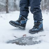 Cizme de iarnă pentru băieți WALE, Bugga, B00169-04, albastru