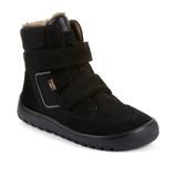 Bocanci barefoot de iarnă pentru copii UP HILL WOOL Black Froddo G3160262-9