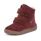 Ghete de iarnă barefoot pentru fete ZERU TEX FURRY Bordeaux Froddo G2110151-4