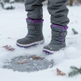 Dievčenské zimné čižmy ICEBIRD, Superfit, 8-00012-21, šedá