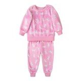 Pyžamo dívčí fleecové, Minoti, TG PYJ 22, růžová 