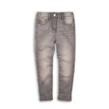 Kalhoty dívčí džínové s elastenem, Minoti, SUPER 4, šedá 