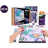 OKTO Manga motiv živlů "Vítr" výtvarný set 30x40 cm, OKTO, W051106