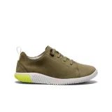 Chlapecké sandály KEEN SEACAMP II CNX dark olive/gold flame