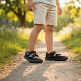 Chlapčenské barefoot sandále PROTETIKA NERY BLACK black