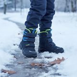 Detské zimné topánky barefit SNOW MAX Blue/Yellow Gore-Tex, Superfit , 1-002023-8000, modrá