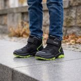 Pantofi băieți pentru tot anul JUPITER Black/Light Green GTX Superfit 1-000053-0000