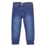 Kalhoty dívčí podšité džínové s elastanem, Minoti, 8GLNJEAN 4, modrá 