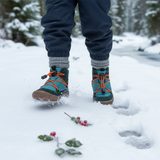 Detská celoročná barefoot obuv TEX TRACK Petroleum, Froddo, G3110257-5, modrá