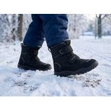 Chlapecké zimní boty HUSKY Black/Light Grey Superfit 1-006081-0000