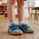 Chlapčenské plátené barefoot tenisky CANVAS DARK DENIM Froddo G1700440-15