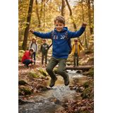 Hanorac cu glugă pentru băieți cu glugă, Minoti, 7BZTHRU 2, albastru