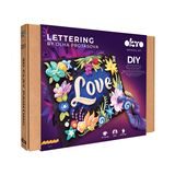 Kreativní lettering sada OKTO Malování hmotou LOVE v dárkovém balení