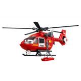 Velký hasičský vrtulník 38 cm se světelnými a zvukovými efekty