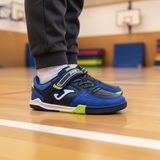 Dětské barefoot sálové boty TOP FLEX JUNIOR BFTJS2603INV NAVY BLUE Joma