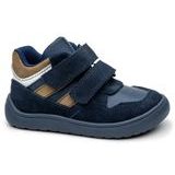 Chlapčenská celoročná obuv Barefoot DERIL DENIM, Protetika, tmavomodrá