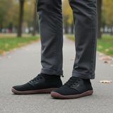 Barefoot textilní tenisky BUGGA BURDY Black B00193-10