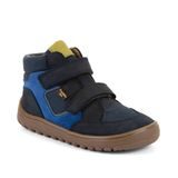 Chlapčenské celoročné členkové barefoot topánky UP HILL TEX DARK BLUE Froddo G3110281