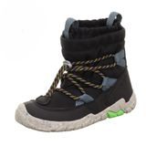 Gyermek téli csizma barefit TRACE Fekete/Kék Gore-TEX, Superfit,1-006038-0000