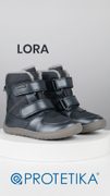Dívčí barefoot boty Lora mají nepromokavou membránu Pro-tex, měkoučký vnitřek a lehkou, ohebnou podrážku, která nechá chodidla