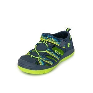 Chlapčenské sandále BUGGA TIKI Dark Blue/Green - tmavomodré