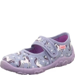 Papuci de casă pentru fete BONNY Blue/Multicolored Superfit 1-800283-8080