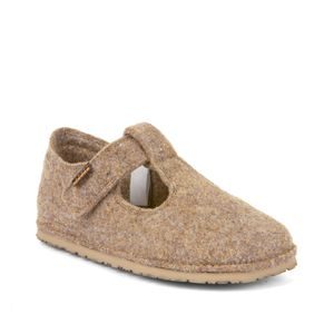 Dětské barefoot bačkory FLEXY WOOLY Beige Froddo G1700378-4 - béžová