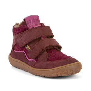 Dívčí zimní barefoot boty TEX WOOL Bordeaux Froddo G3110266-7W