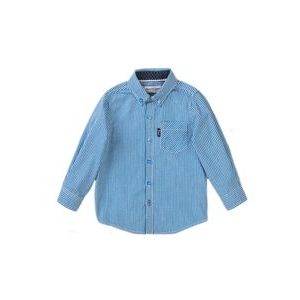 Košile chlapecká s dlouhým rukávem, Minoti, Grade 2, modrá 