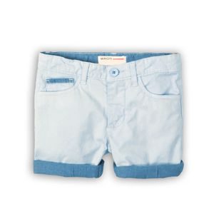Pantaloni scurți din bumbac pentru băieți, Minoti, Salt 6, albastru deschis