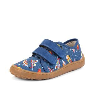 Chlapčenské plátené barefoot tenisky CANVAS BLUE ELECTRIC Froddo G1700440-5