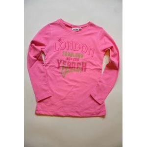 tričko dievčenské s dlhým rukávom, Wendee, ozfb102506-2, růžová