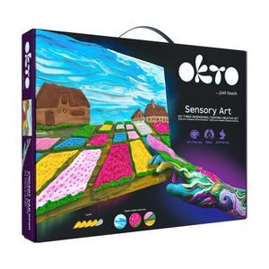 OKTO SENSOTY ART set de artă "Paturi de flori în Olanda" 30x40 cm, Wiky, W034369