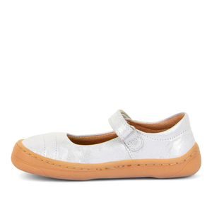 Dívčí barefoot baleríny MARY J Silver Froddo G3140184-6 stříbrná