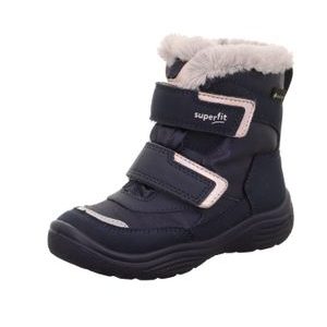 Dívčí zimní boty CRYSTAL Blue Gore-Tex, Superfit,1-009091-8010
